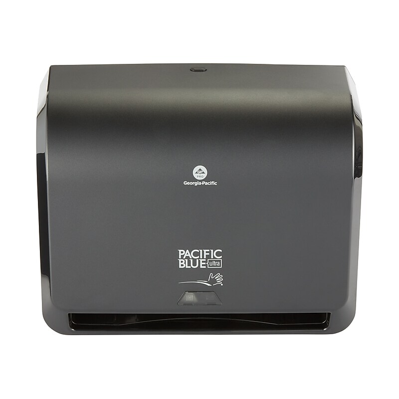 Pacific Blue Ultra Mini Hardwound Paper Towel Dispenser, Black (54518) image 1