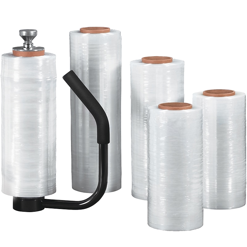 18" x 1000' 120 Gauge Cast Stretch Wrap, Clear, 4/Carton (SF181CAST) image 1