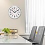 Infinity Instruments Profuse 19" Quartz Wall Clock, Plastic Case, Battery Powered (14246WH-3657)~#|#~AD0E0EFC-1683-4319-B3DB8A9C980A76A5_sc7