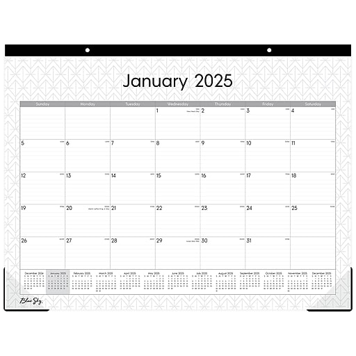 2025-blue-sky-enterprise-22-x-17-monthly-desk-pad-calendar-white