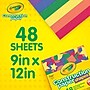 Crayola 9" x 12" Construction Paper, Assorted Colors, 48 Sheets/Pack, 3 Packs/Bundle (BIN990036-3)~#|#~AD185151-43C2-48EF-96678B475169E3CB_sc7