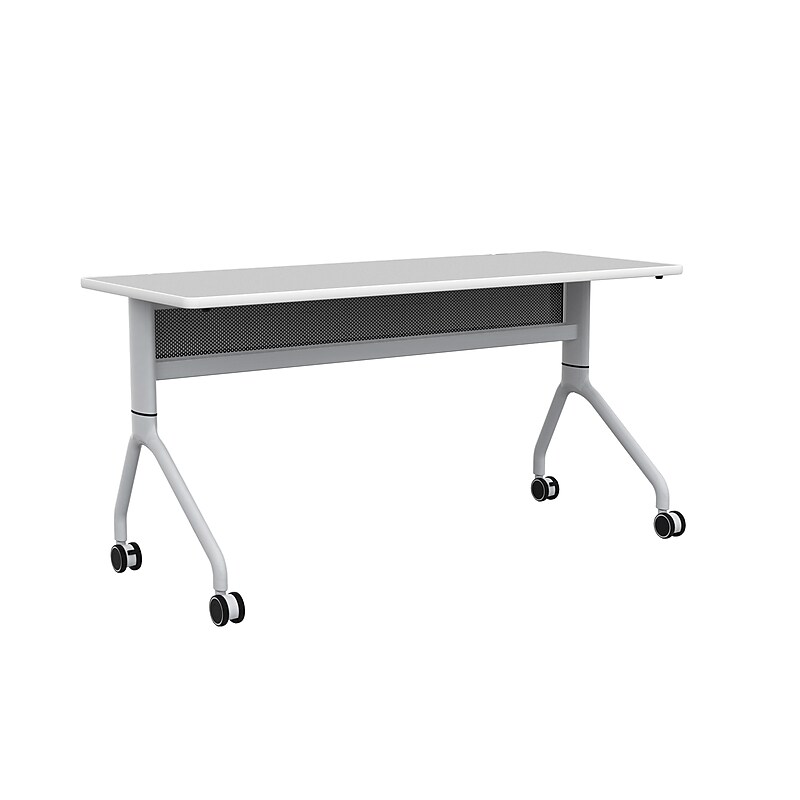 Safco Rumba Training Room Table, 24" x 60", Fashion Gray (RBA6024FLSLFNGY) image 1