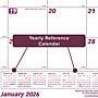 2026 Brownline 22" x 17" Monthly Desk or Wall Calendar, Burgundy/White (C1731)~#|#~AD1D6B97-3E2E-4690-851DE79D1B6AB3AC_sc7