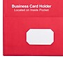 Staples 10% Recycled Smooth 2-Pocket Paper Presentation Folder, Red, 10/Pack (13382-US)~#|#~AD1E9DEC-CCE5-4C30-BC4B7D0DD444C12E_sc7