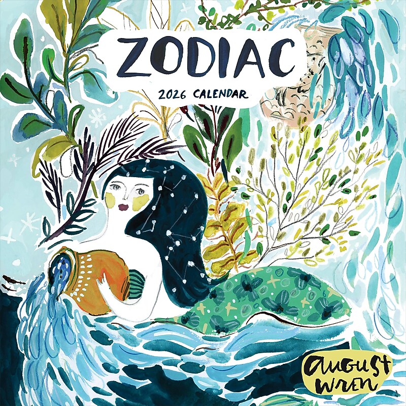 2026 TF Publishing 12" x 17" TF Publishing 7" x 7" TF Publishing 12" x 12" Zodiac Wall Calendar 26-1146 image 1