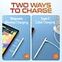 Delton AP7 Stylus Pen for iPad, Wireless Magnetic Charging, White (DAP7)~#|#~AD2203BD-E5EB-4A00-A39BFCE0087212DA_sc7
