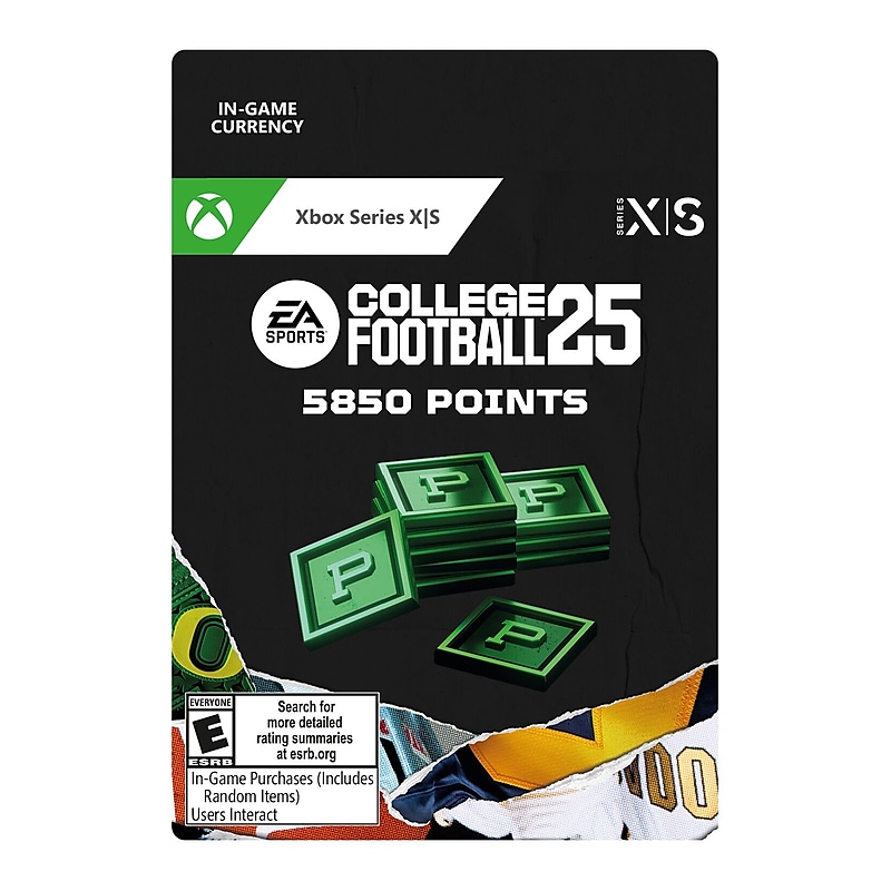College Football 25 5,850 Points, In-Game Currency, Xbox Series X|S (Digital) image 1