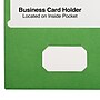 Staples Smooth 2-Pocket Paper Folder, Green, 25/Box (ST27533)~#|#~AD29B062-B8E3-4D6B-97FEA814BC729047_sc7