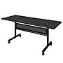 Regency Kobe 60"W x 24"D Foldable Training Room Table, Laminate, With Wheels, Ash Grey (MKFTM6024AG)~#|#~AD2E505D-92E0-4ABB-A6CF65C3CCB678C5_sc7