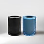 Alpine Industries 4460 Steel Mesh Trash & Recycling Bin Combo with Flat Lid and Liner, 36 Gallon, Black/Blue (ALP4460-01-E)~#|#~AD3085A0-026D-429D-901FA0C8EF9C9747_sc7
