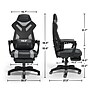 Staples Emerge Vomax Bonded Leather Ergonomic Gaming Chair, Black/Gray (61364)~#|#~AD36FEAC-66F9-46B8-A77C42EDAA903683_sc7
