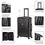 InUSA Vasty 26.37" Hardside Suitcase, 4-Wheeled Spinner, TSA Checkpoint Friendly, Black (IUVAS00M-BLK)~#|#~AD478620-336A-4DFA-9D72F7F6DCE6375E_sc7