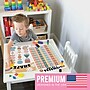 Hadley Designs 17" x 11" Retro Boho Preschool Educational Posters For Toddlers, Laminated, 16/Set (HDDX004ACFGE5)~#|#~AD47E04C-22F2-4C5D-999ADEB232359DA7_sc7