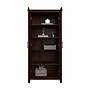 Bush Furniture Key West 66" Tall Storage Cabinet with Doors and 5 Shelves, Bing Cherry (KWS266BC-03)~#|#~AD4F799D-CC18-474B-998B44400DD025DF_sc7