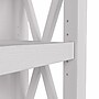 Bush Furniture Key West 30"H 2-Shelf Bookcase with Adjustable Shelf, Pure White Oak (KWB124WT-03)~#|#~AD4F8EF6-2C2D-47E3-8C70EF9C97E096F8_sc7
