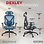 Staples® Dexley Ergonomic Mesh Swivel Task Chair, Blue (UN59375)~#|#~AD5640F5-4491-4F32-A056386BE836A5CC_sc7