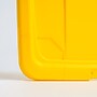 Iris 60 Quart Storage Container with Lid, Plastic, Yellow, 6/Pack (500277)~#|#~AD56B2A2-22FA-4805-AD8141CDB26F8DCE_sc7