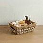 Simplify Small Shelf Storage Basket with Handles, Two Tone Grey (30118-ST)~#|#~AD5F1303-5E95-41BD-9D831AB004EC8513_sc7