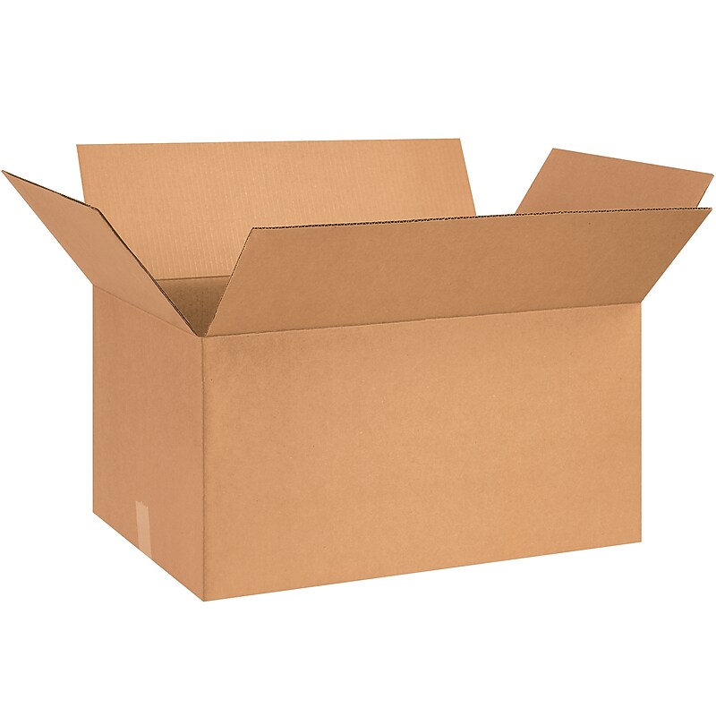 26" x 15" x 12" Shipping Boxes, 32 ECT, Brown, 20/Bundle (261512) image 1