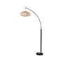 Adesso Corinne 80" Antique Bronze Floor Lamp with Oval Off-White Shade (5024-01)~#|#~AD62200D-2152-48F6-910FD37AE1C1DC6D_sc7