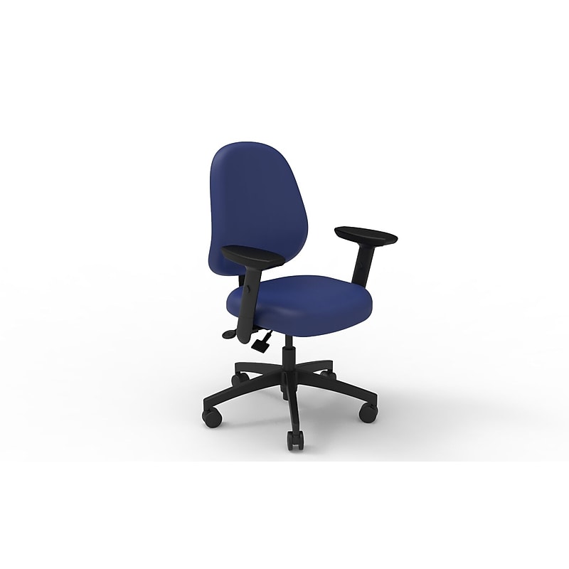 healtHcentric nurseCentric Ergonomic Frixion Task Chair, Bright Blue (NURSE-MB-ST-PBCII-UC-3ATAOT-FRIXBBL) image 1