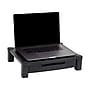 Mind Reader Monitor Stand Riser with Drawer Storage, Up to 22 lbs., Black (DRPLMONST-BLK)~#|#~AD6B9A7A-8C51-4A4A-BADE370E72A02F2F_sc7