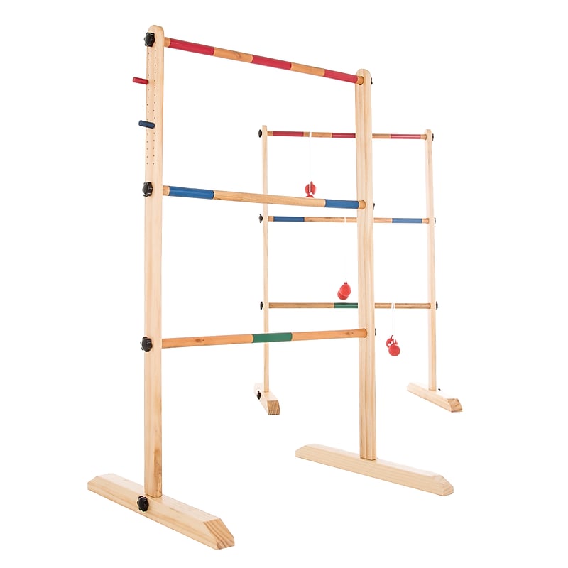 Hey! Play! Ladder Toss Game with Carrying Bag, Multicolored (80-ZS-002) image 1