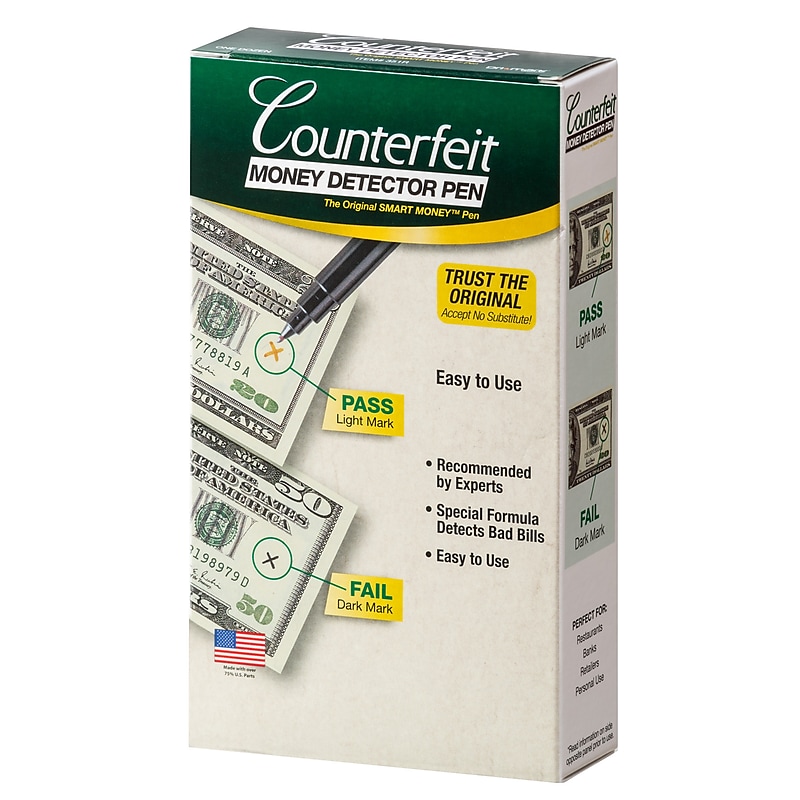 Dri Mark Counterfeit Bill Detector Marker Pens, Dozen (351R) image 1