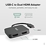 Plugable USB-C to HDMI Adapter, Male to Female/Female, Black (USBC-MSTH2)~#|#~716AA5E0-C7CF-46E7-81ADD4B25572D669_sc7