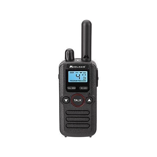 MIDLAND RADIO BIZTALK Two Way Business Radio, Black (BR180) Staples
