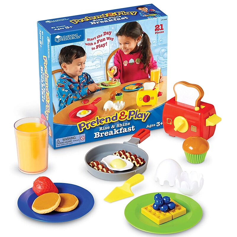 Learning Resources Rise & Shine Breakfast, 18 Pieces/Set (LER9068) image 1