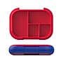 bentgo Chill Kids Bento Box, 4-Compartment, Red/Royal (BGOCHL-R)~#|#~AD7990F0-9219-4D70-8D40D030DCE2592C_sc7