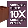 Smead Tuff Box Bottom Heavy Duty Reinforced Faux Leather Accordion File, Alphabetical Index, 31 Pocket, Letter, Brown (73785)~#|#~AD79B32A-0F30-414A-B70501FB7EBC2F50_sc7