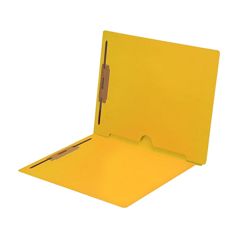 Medical Arts Press End Tab File Folder, Straight Cut, Letter-Size, Pink, 250/Carton (S-09019-YLW-B) image 1