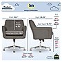 Serta Style Ashland Faux Leather Swivel Computer and Desk Chair, Gray (47140G)~#|#~AD889022-B451-48F8-940DE781D4DF5E50_sc7