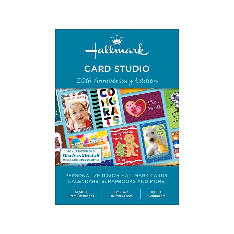 Hallmark Card Studio Design & Creative Printing for Windows, 1 User [Download] image 1