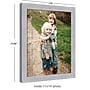 Amanti Art Grace 11" x 14" Picture Frame, Brushed Nickel (A42677345408)~#|#~AD91AC3B-C1AB-42A0-8FF7E79740CCB10C_sc7
