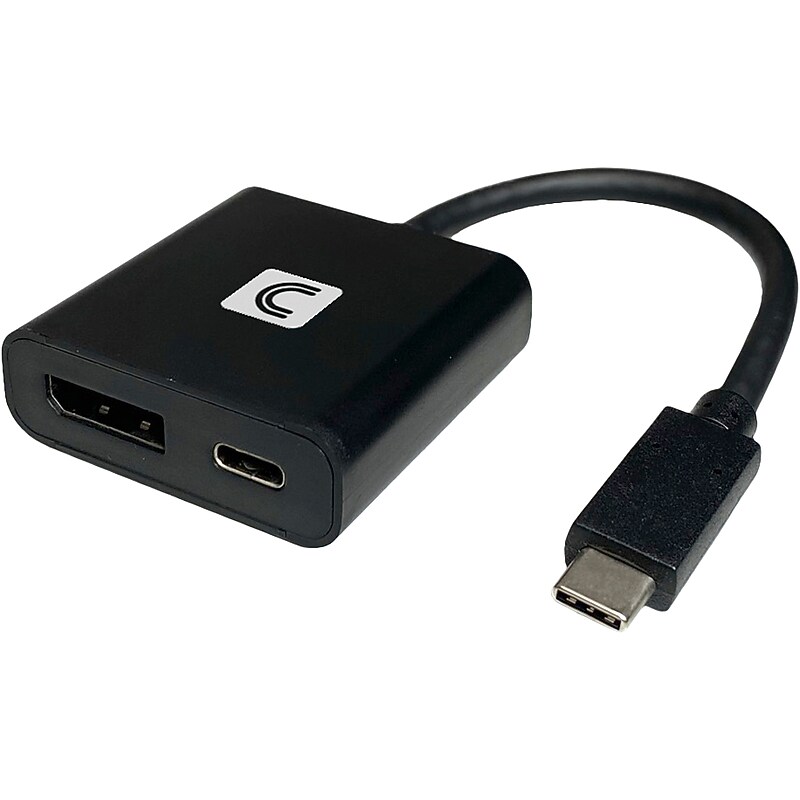 Comprehensive 2-Port USB-C Hub, Black (USB3C-DP4K-PD) image 1