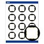 Avery Round Integrated Cards, Matte White, 100/Pack (19479370867)~#|#~AD9B93D8-48C9-4919-87EC9E58899314CD_sc7