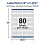 Avery Laser/Inkjet Multipurpose Labels, 1.75" x ", Glossy Clear, 4000/Box (94203)~#|#~AD9DB74E-020A-4E94-80B92A8572A94C3B_sc7
