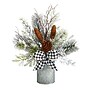 Nearly Natural Artificial Holiday Winter Greenery with Pinecones Table Christmas Arrangement, 20" (A1853)~#|#~ADA2F996-0F57-4FCF-93113FA267A35A79_sc7