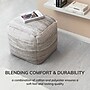 Anji Mountain Halifax Fabric Square Pouf Ottoman (AMBPF036-1818)~#|#~ADAA8D3C-2226-4E35-A09FF74B04C9E9E1_sc7