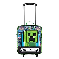 Bioworld 4-Piece Minecraft Carry-On Luggage Set with Wheels, TSA