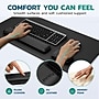 Purely MP47 3-Piece Desk Pad Set with Ergonomic Keyboard and Mouse Wrist Rests, Black (PCCMP47BK)~#|#~ADB15F96-7A5D-4895-BE36147A82DAD51F_sc7