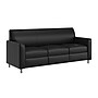 Flash Furniture Agent LeatherSoft Reception Sofa, Black/Chrome Legs (BT827U3BKCHR)~#|#~ADB60F75-E680-428F-BE7313BD67AEA8D5_sc7