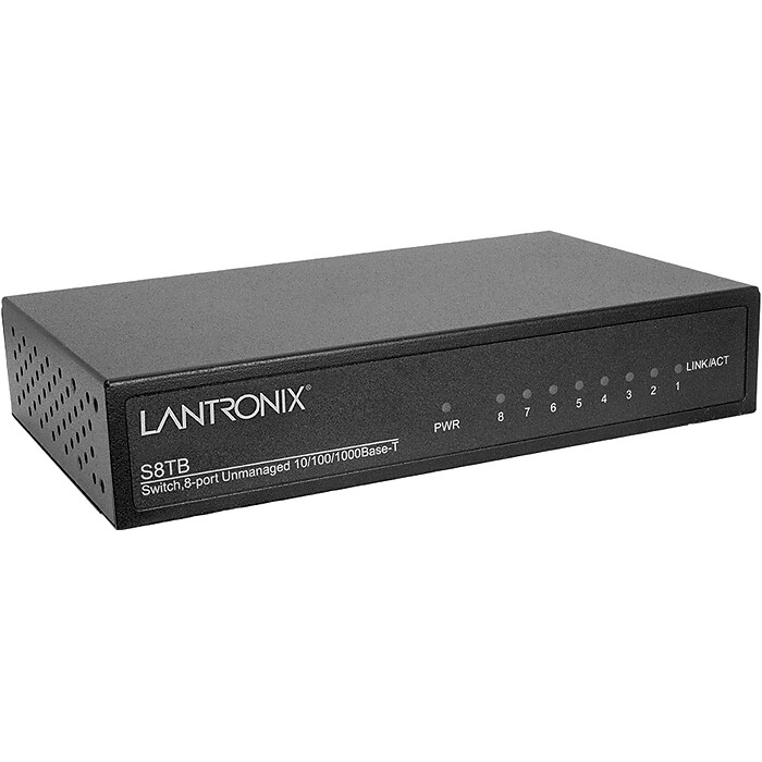 LANTRONIX S8TB 8ポートスイッチ Transition Networks Lantronix 8-Port Gigabit Ethernet Unmanaged