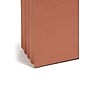 Smead SuperTab Recycled Reinforced File Pocket, 3" Expansion, Letter Size, Redrope, 25/Box (73230)~#|#~ADB91E88-2122-4463-B06E5252975ACA85_sc7