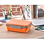 Lockermate By Bostitch Latch Pencil Pouch, Orange/Gray (23124-OG21-DM)~#|#~ADB96D7D-F01D-4B29-BD9DC3486D0EA214_sc7