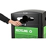 Alpine Industries GS Series Steel Trash Can & Recycling Bin Combo, 40 Gallon, Green (ALP471-40-GS-M)~#|#~ADBC5C6A-A256-40B1-82B6C8D57E0A5C6C_sc7