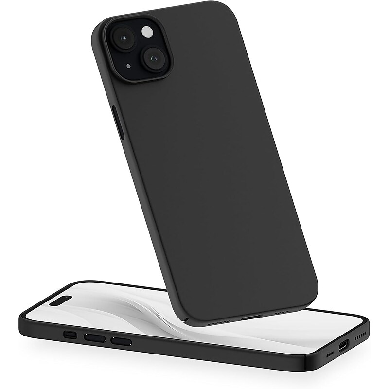 PEEL Magnetic MagSafe Phone Case for iPhone 15 Plus, Black (I15 PLUS MAGSAFE BLA) image 1